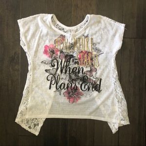 Girls Shirt with Open Back